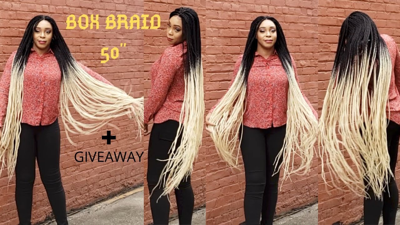 Sensationnel Cloud 9 4x4 Lace Parting Swiss Lace Wig - BOX BRAID 50 +GIVEAWAY --/WIGTYPES.COM