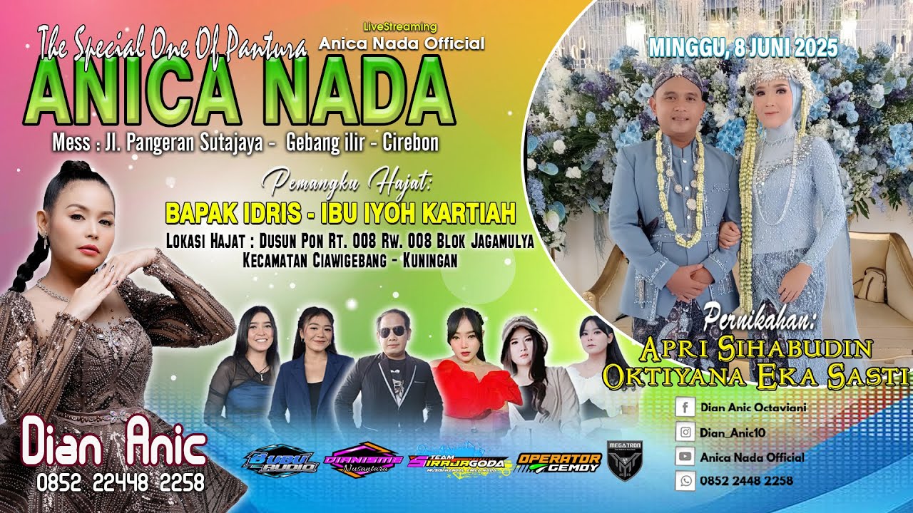 🔴LIVE ANICA NADA ( DIAN ANIC ) | EDIS SIANG 08 JUNI 2025 | GERESIK | CIAWIGEBANG | KUNINGAN