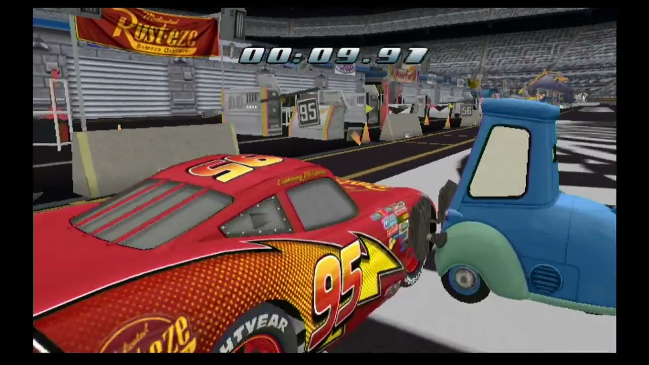 Cars Wii (Nintendo Wii) - Motor Speedway of The South - Part 11