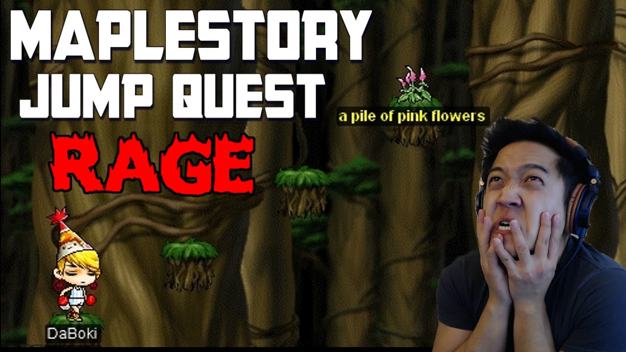 John's Pink Flower Basket Jump Quest : A Request To Quest [MapleStory]