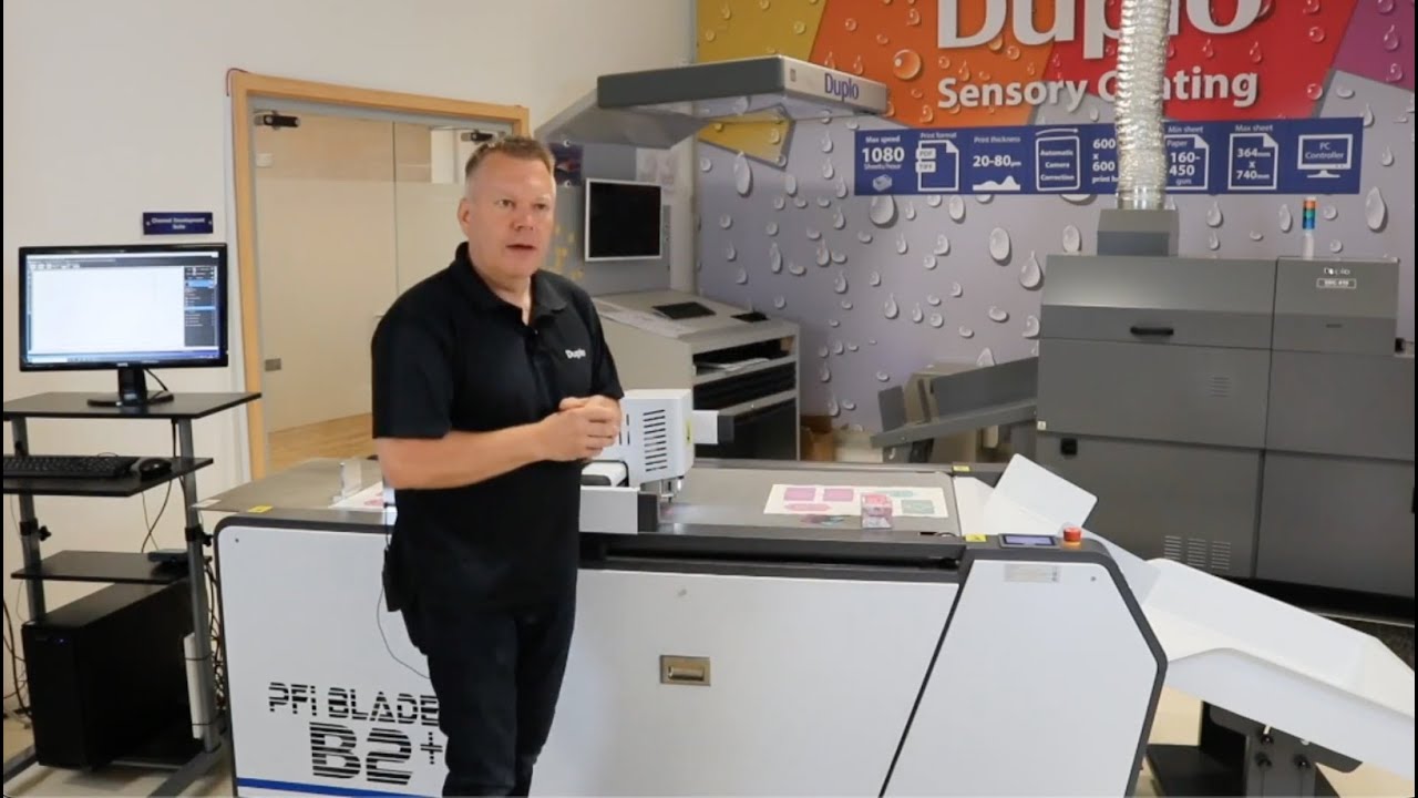 Duplo PFI Blade B2+ Digital Cutting Table Demo: Diversify & expand your business