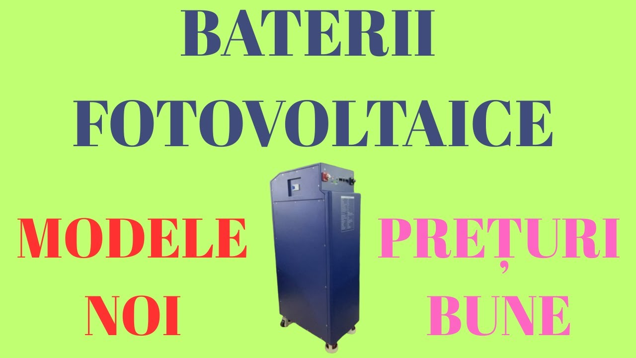 Noile baterii fotovoltaice Deriy-prețuri interesante !!