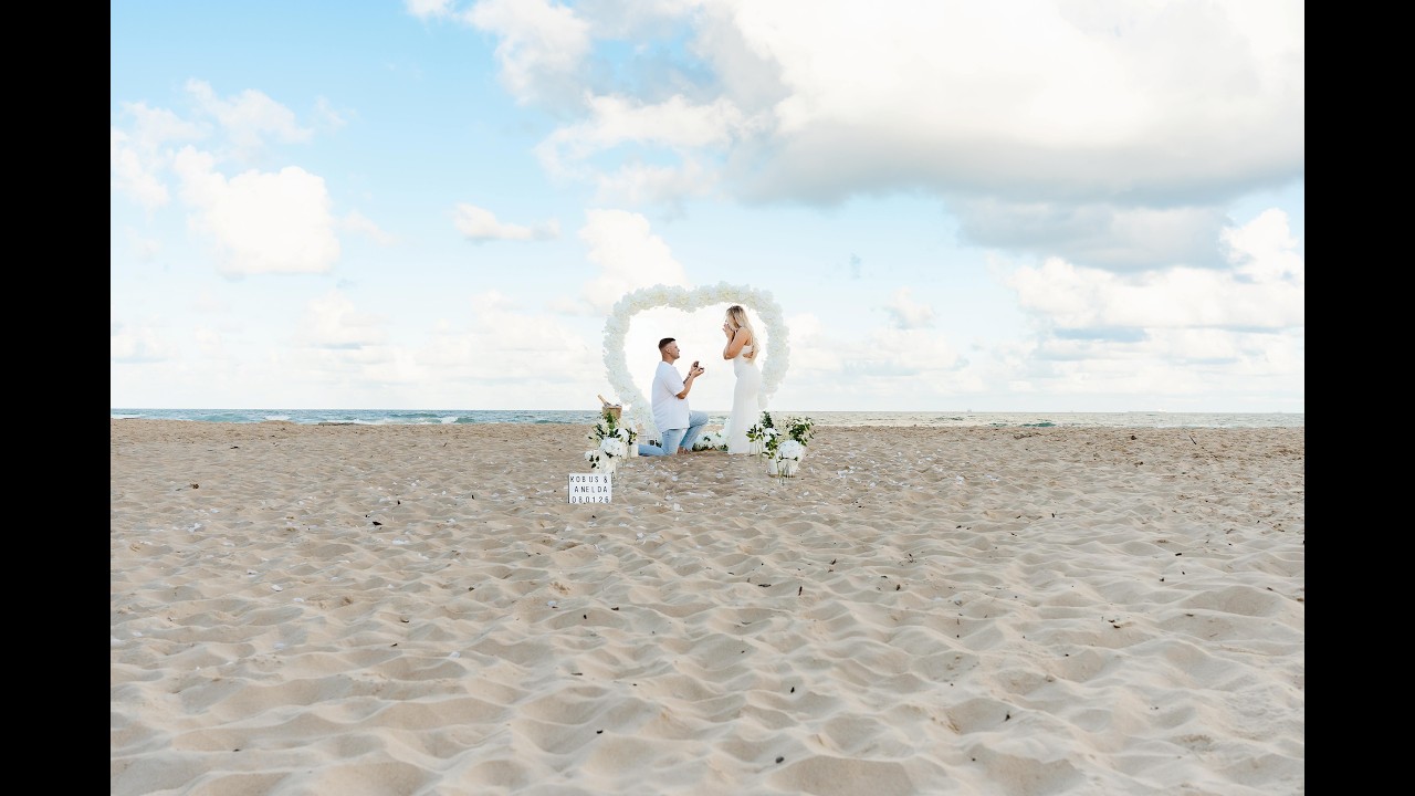 Romantic Beach Proposal at Point Cartwright | Sunshine Coast Proposal Film | Anelda & Jakobus