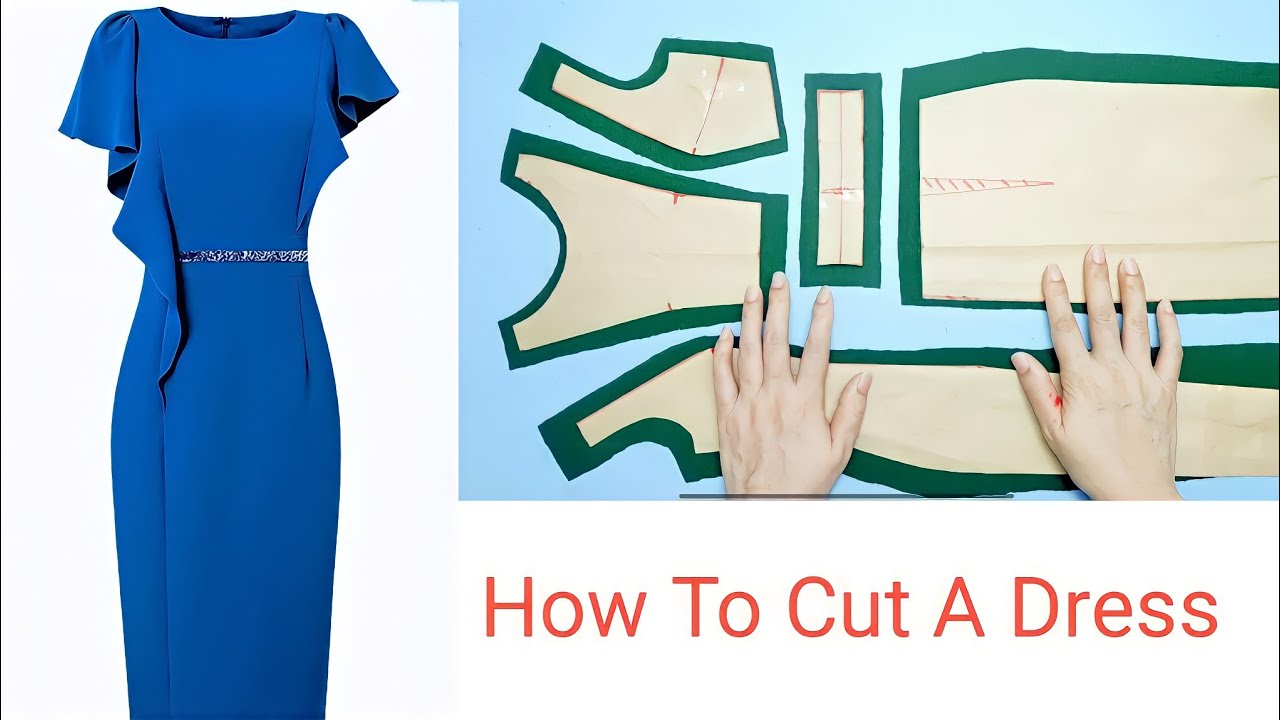 Thiết Kế Váy Bèo Vai Tuyệt Đẹp #2| How To Cut A Dress