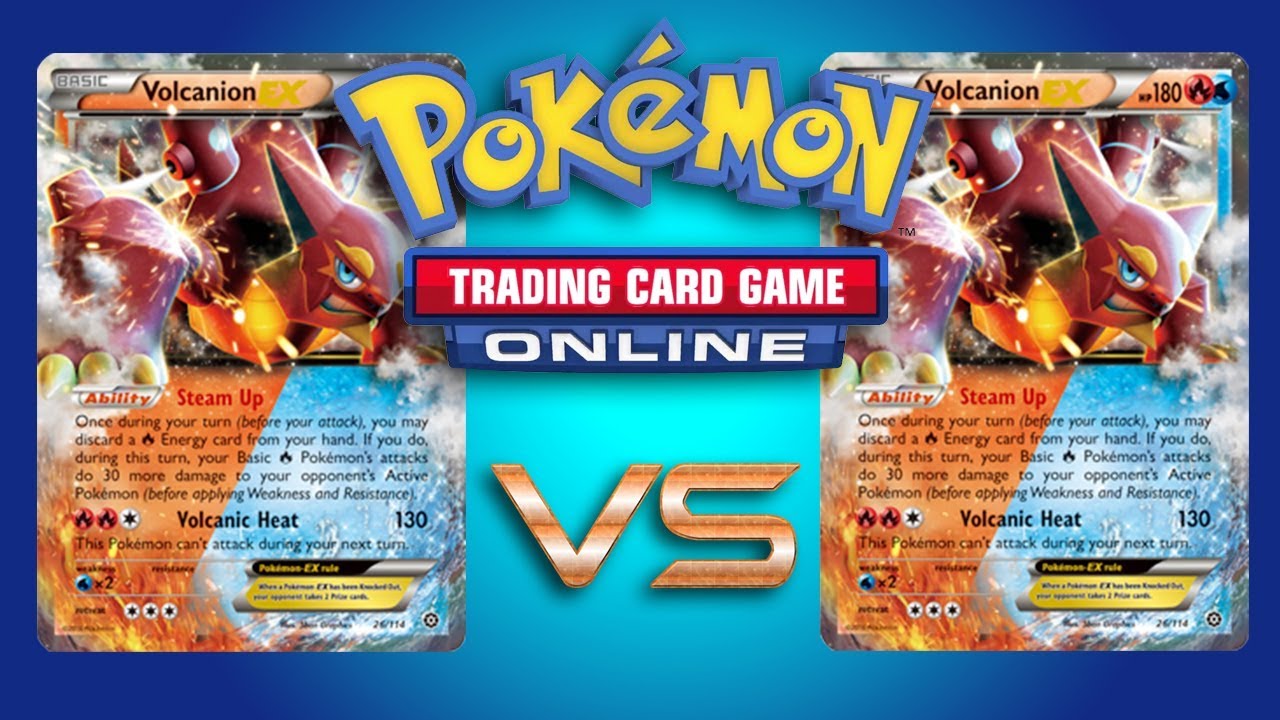 Volcanion EX vs Volcanion EX - Pokemon TCGO Gameplay - Crazy Sweep!