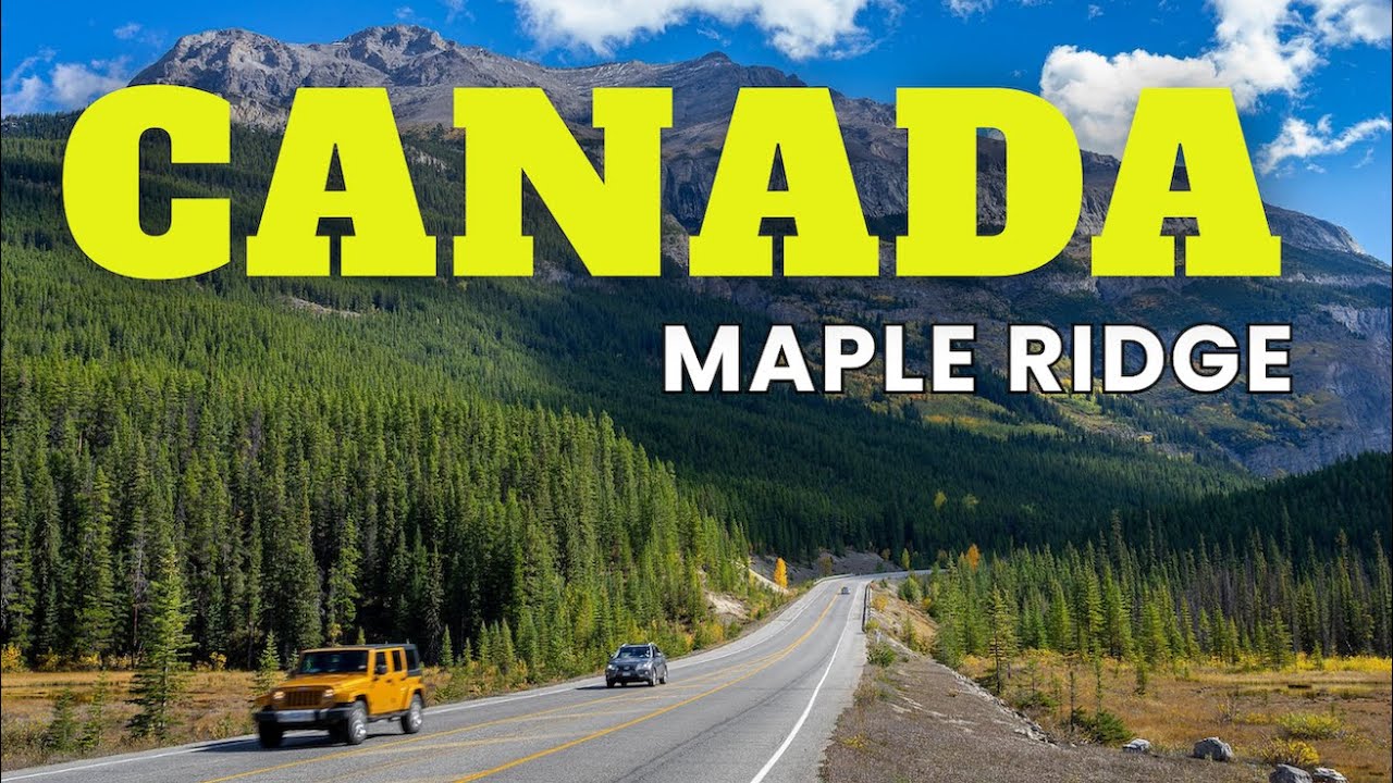 Maple Ridge: Drive to Golden Ears Park in BC CANADA 🇨🇦