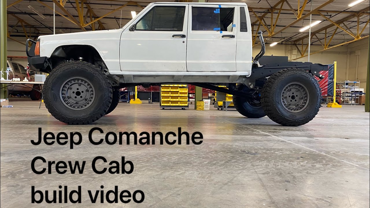 Jeep Cherokee XJ Comanche Crew Cab conversion Build Video