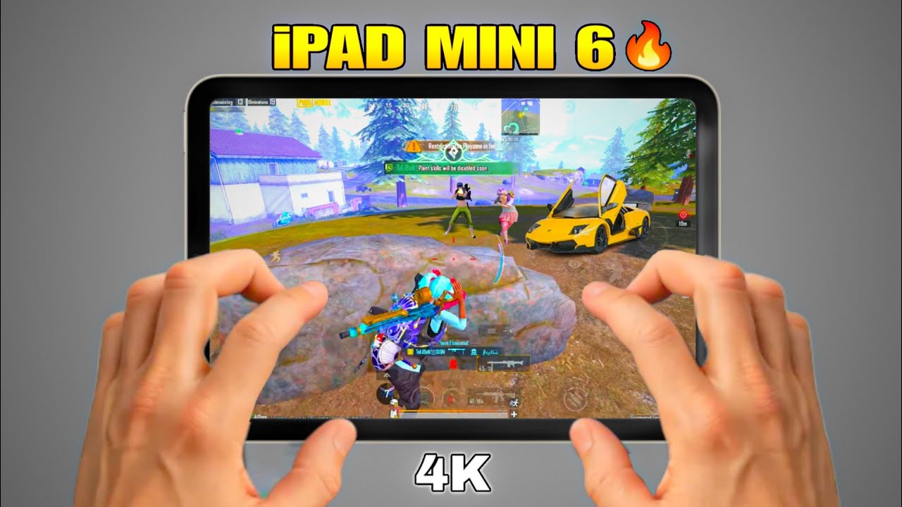iPAD MINI 6 HANDCAM 2026🔥HD+Extreme PUBG Gaming Test😈 iOS 26.1 / Livik Gameplay!