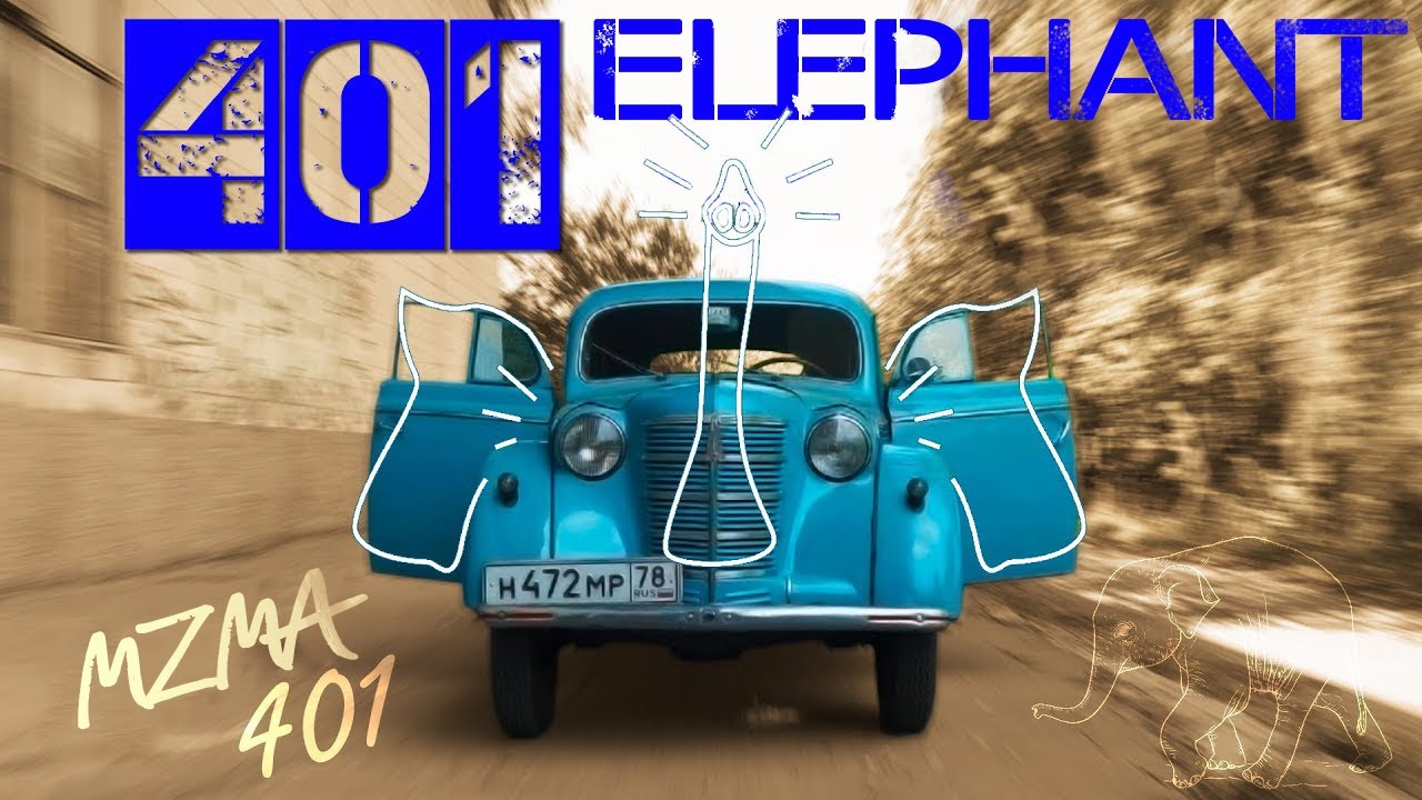 🚙A living unique car of 1946 🚗 Moskvich 401 