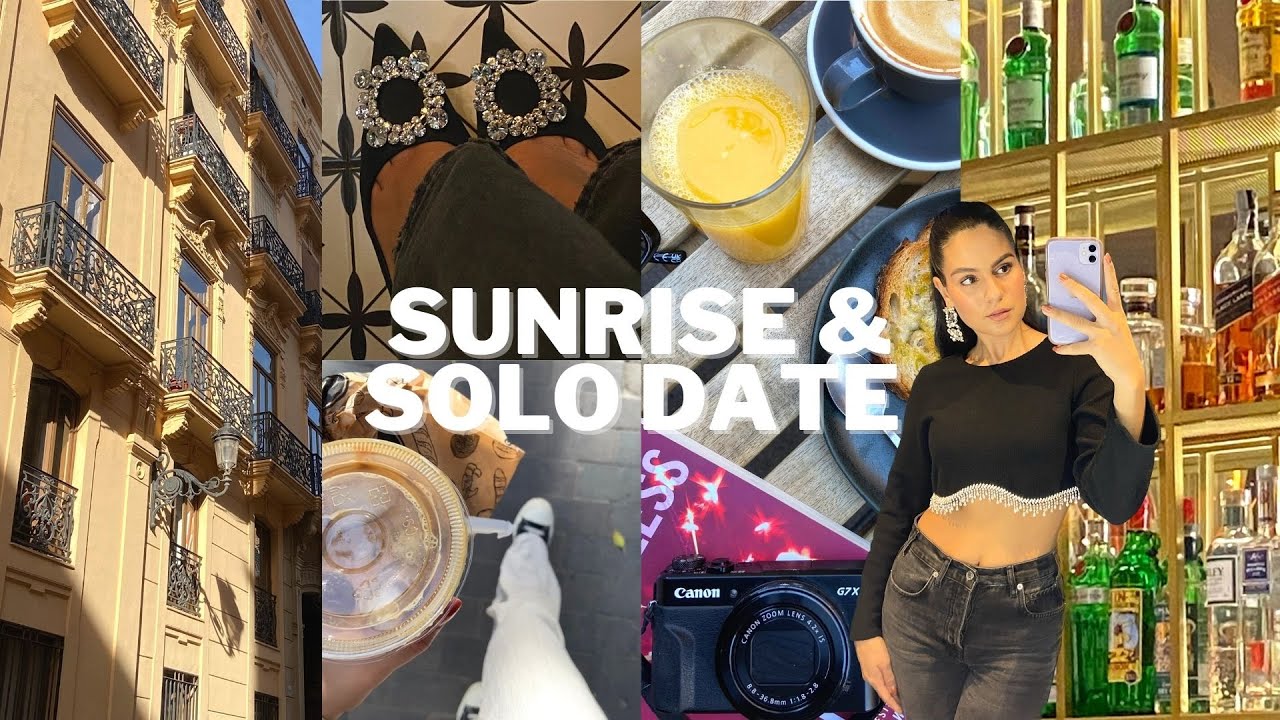 VLOGMAS DAY 7 | Sunrise in Valencia, breakfast @Blackbird coffee, sightseeing, solo date at Éter