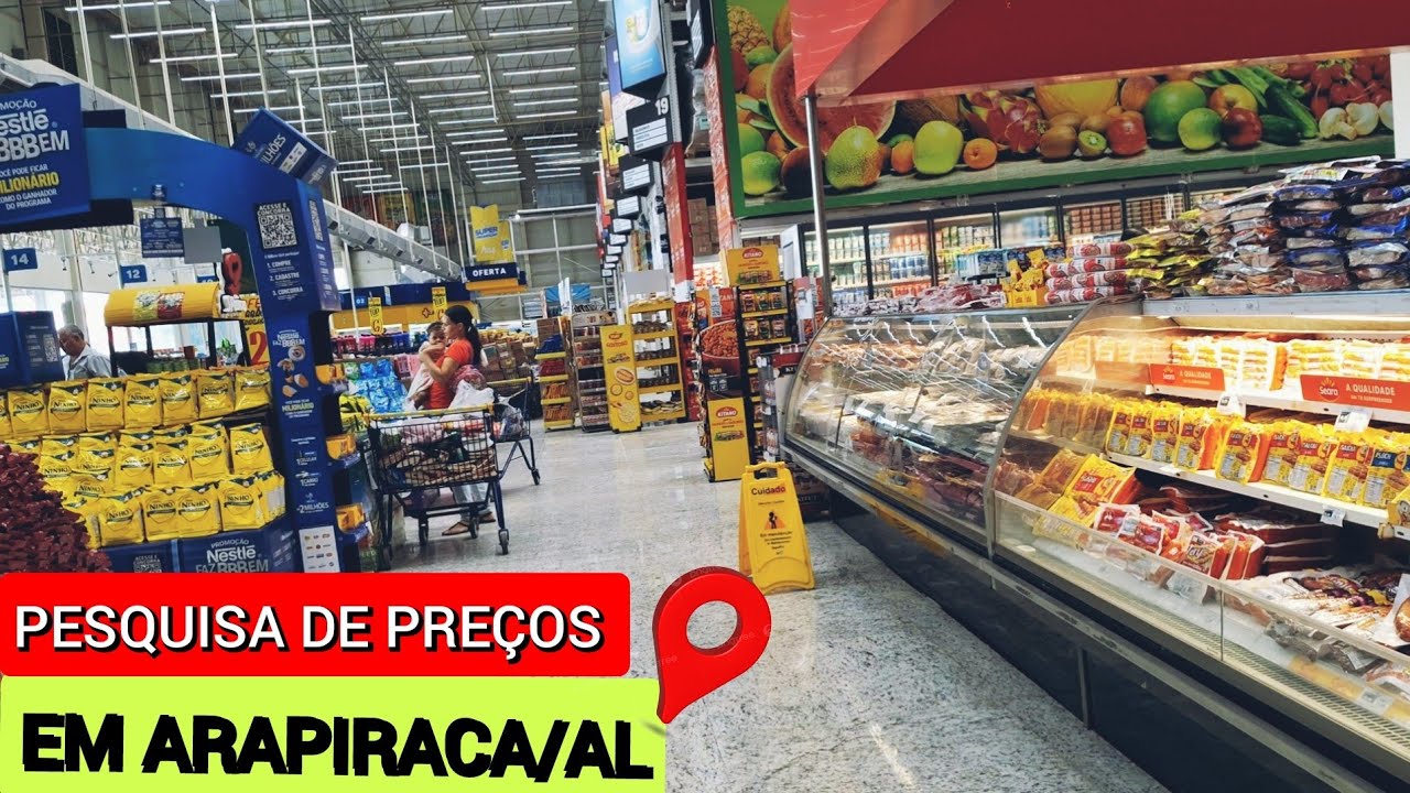OS PREÇOS DOS ALIMENTOS EM UM DOS ATACAREJO DE ARAPIRACA