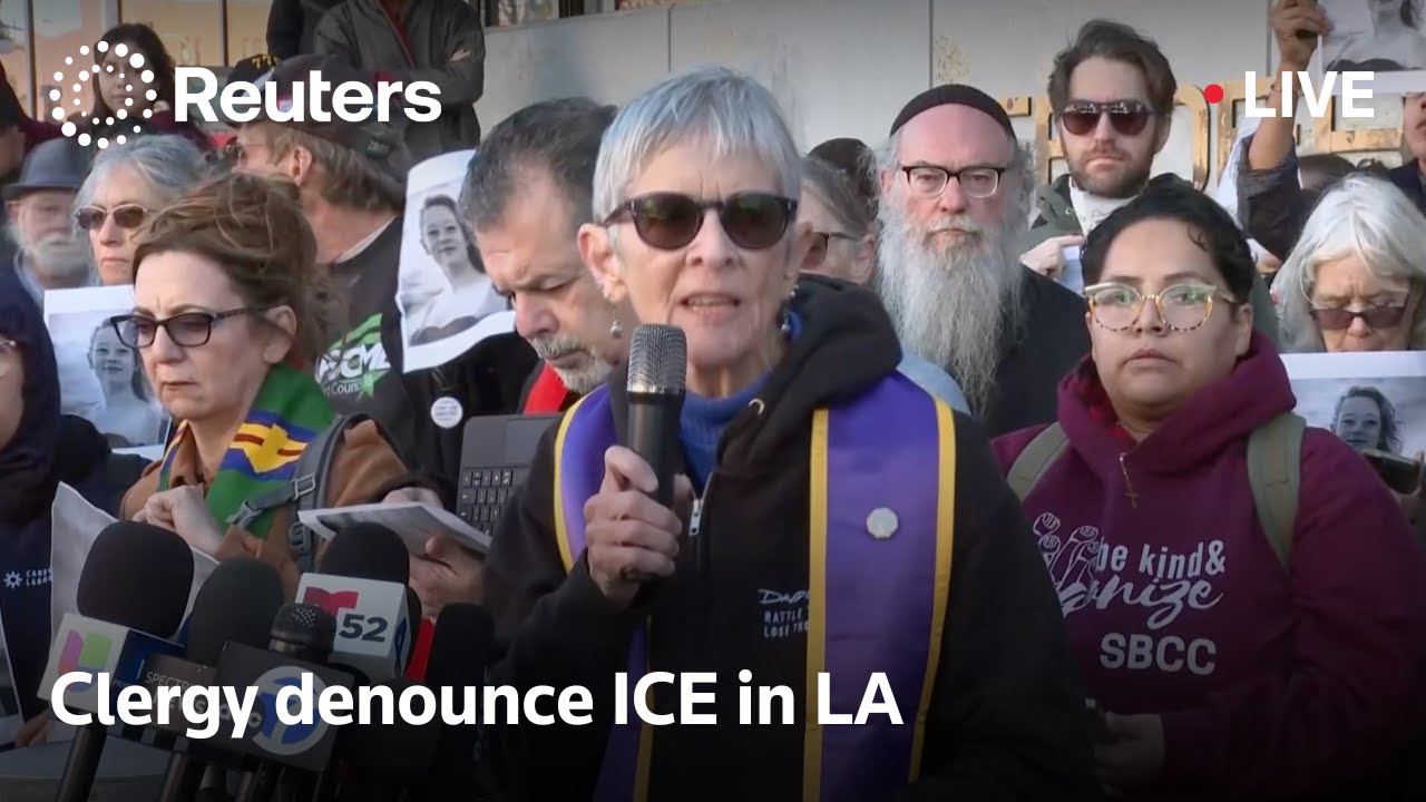LIVE: Clergy denounce ICE in Los Angeles