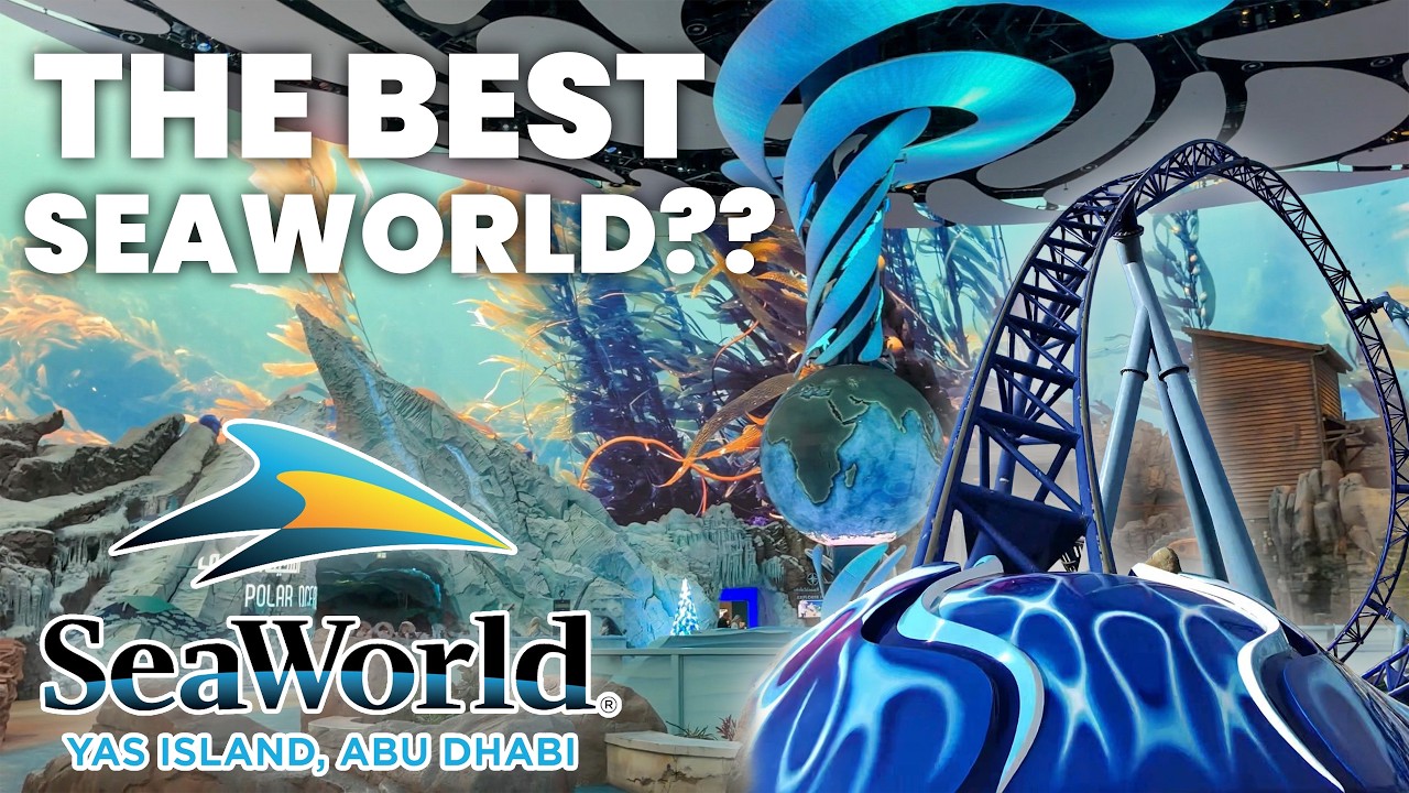 Мы нашли ЛУЧШИЙ парк SeaWorld! | Видеоблог о SeaWorld в Абу-Даби, 10.01.2026