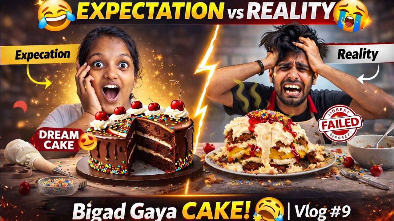 Cake Banega Ya Bigadega? 😅| Making with Cousins |Vlog #9