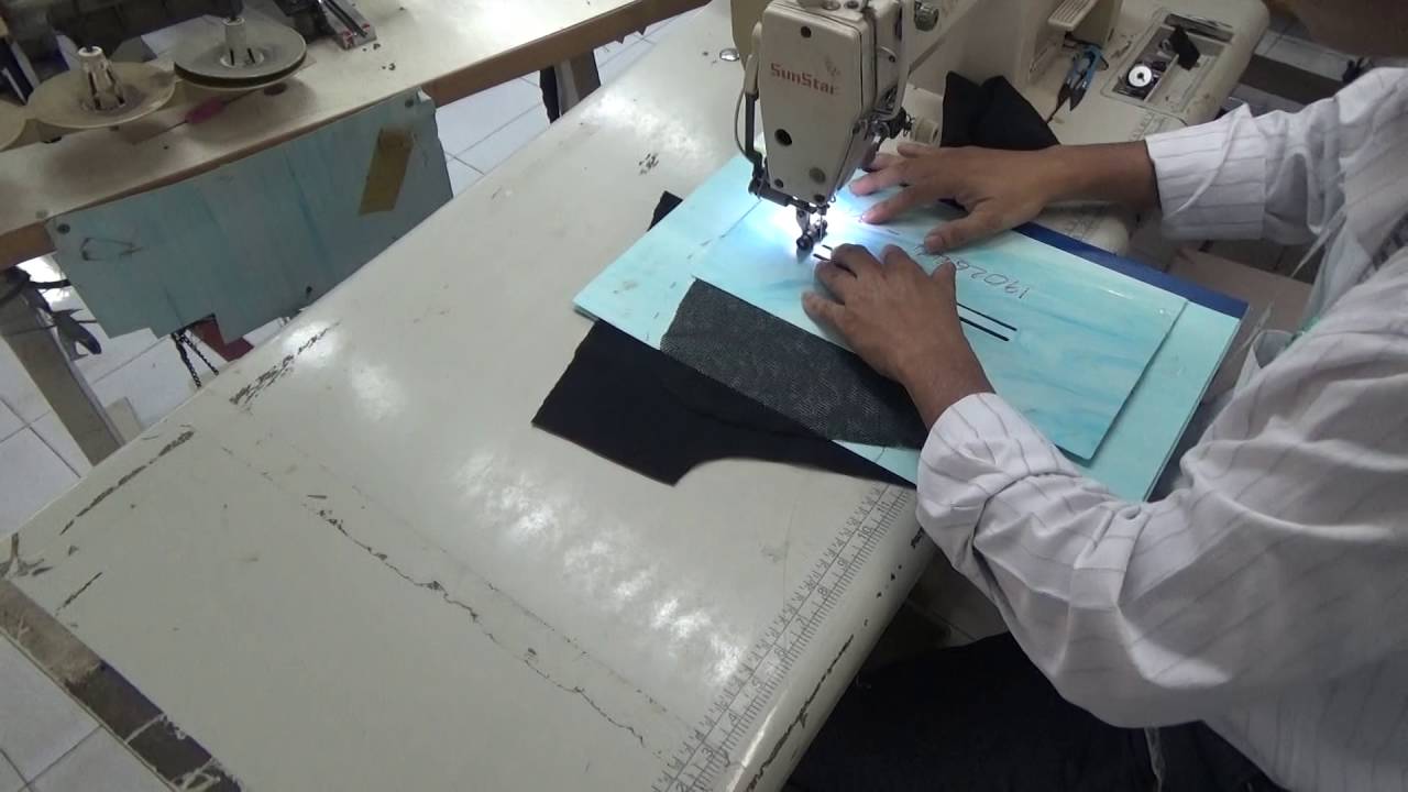 May định hình túi bằng rập