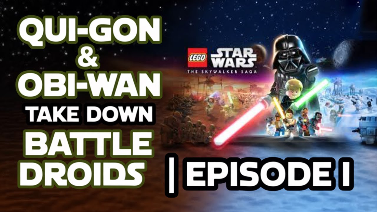 Qui-Gon & Obi-Wan Take Down Battle Droids | Episode I