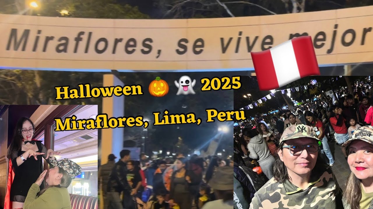 🇵🇪🇵🇭Halloween 2025 Kennedy Park, Miraflores, Lima,Peru👻🎃