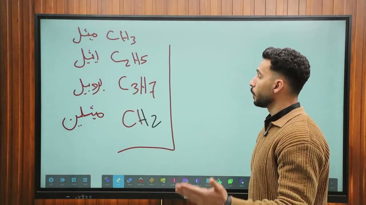 السكشن الثاني الكيمياء في الكيمياء العضوية الصف الثالث الثانوي