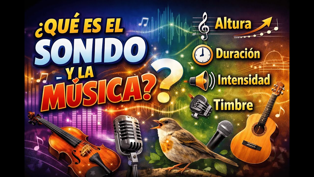 ¿Qué es la música Fenómeno sonoro y cualidades del sonido