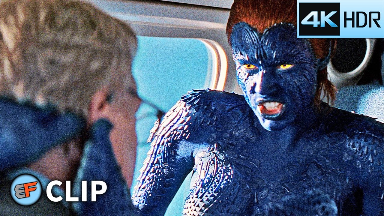 Mystique Abducts Senator Kelly - Helicopter Scene | X-Men (2000) 4K HDR Movie Clip