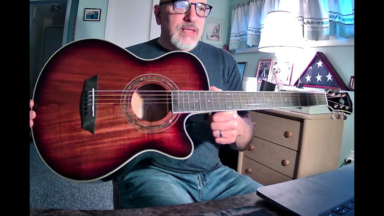 Обзор акустической электрогитары Washburn EA55G-A Festival Series