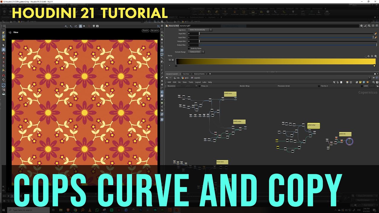 Houdini 21 - COPs curve and copy nodes