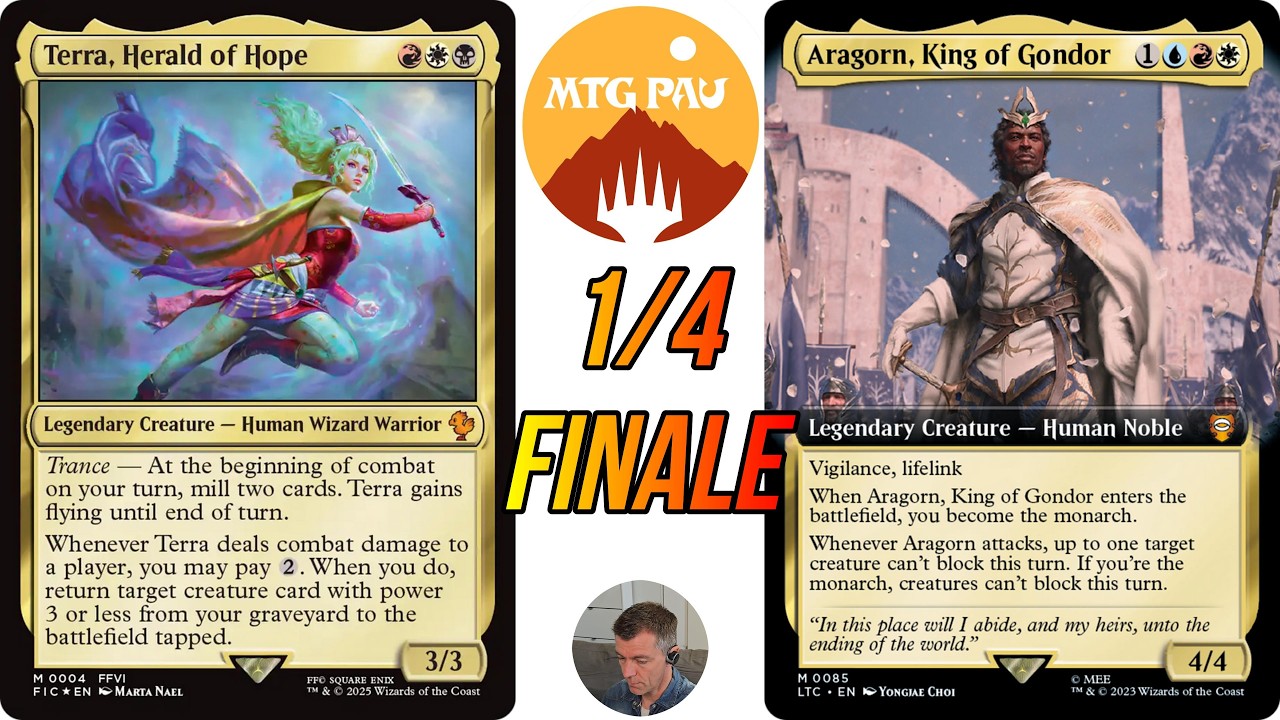 Terra (Guillaume Villeneuve) VS Aragorn (Mickael Fullalove) - MTG French Duel Commander Magic