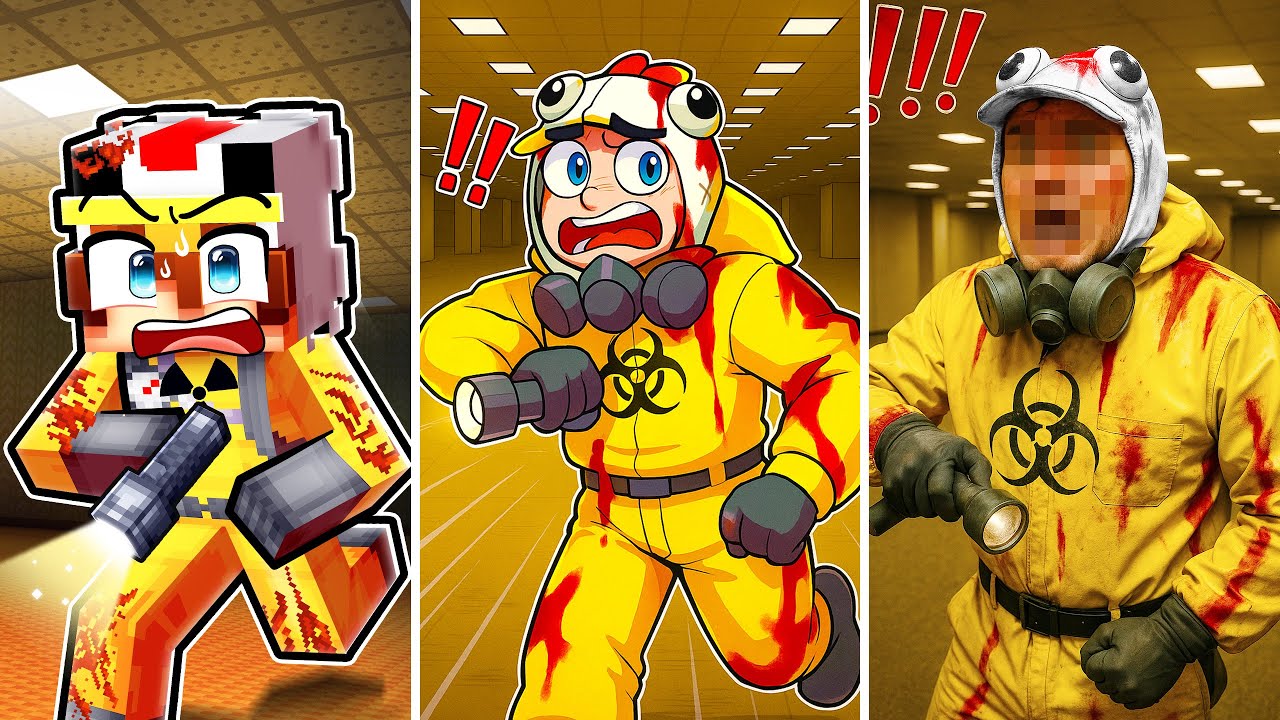 Les BACKROOMS sur Minecraft vs la VRAIE VIE !