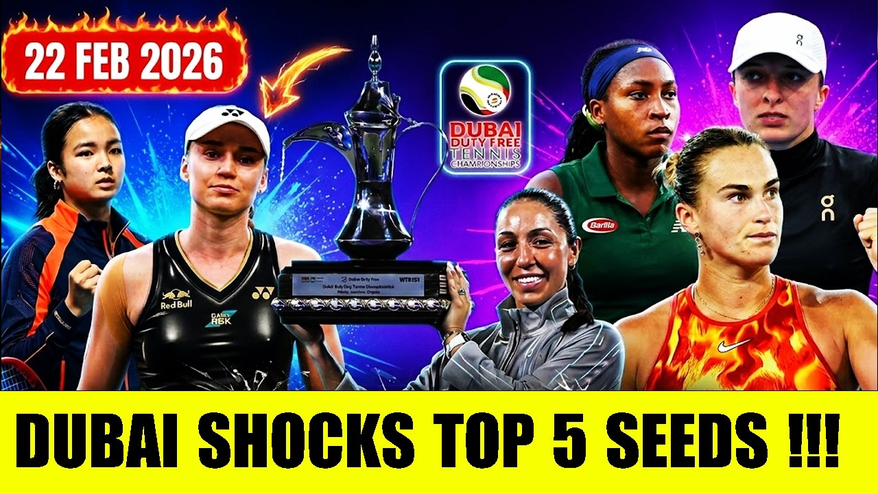 Sabalenka dominates absolutely, but looking down the Dubai rankings, everyone will be shell-shocked!