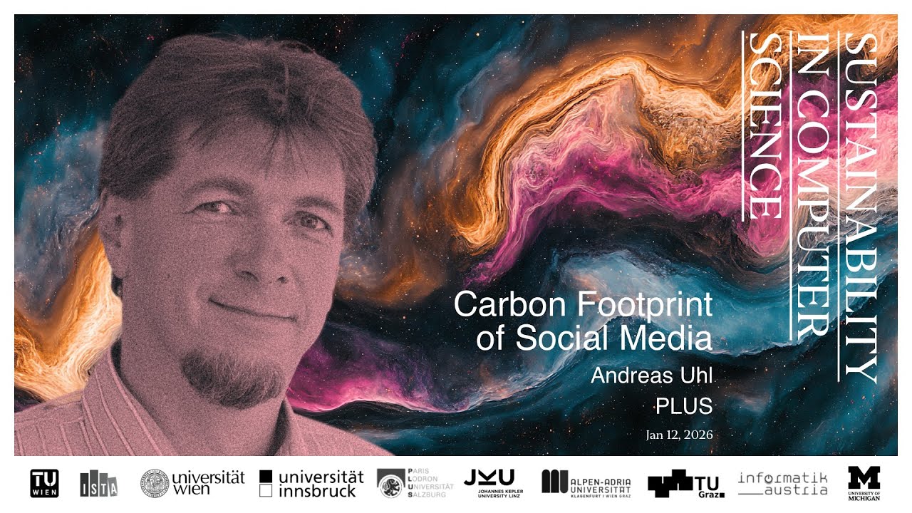 Andreas Uhl: Carbon Footprint of Social Media