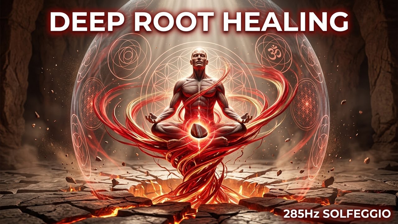 Deep Root Chakra Healing | 285Hz Solfeggio Frequency for Grounding & Protection