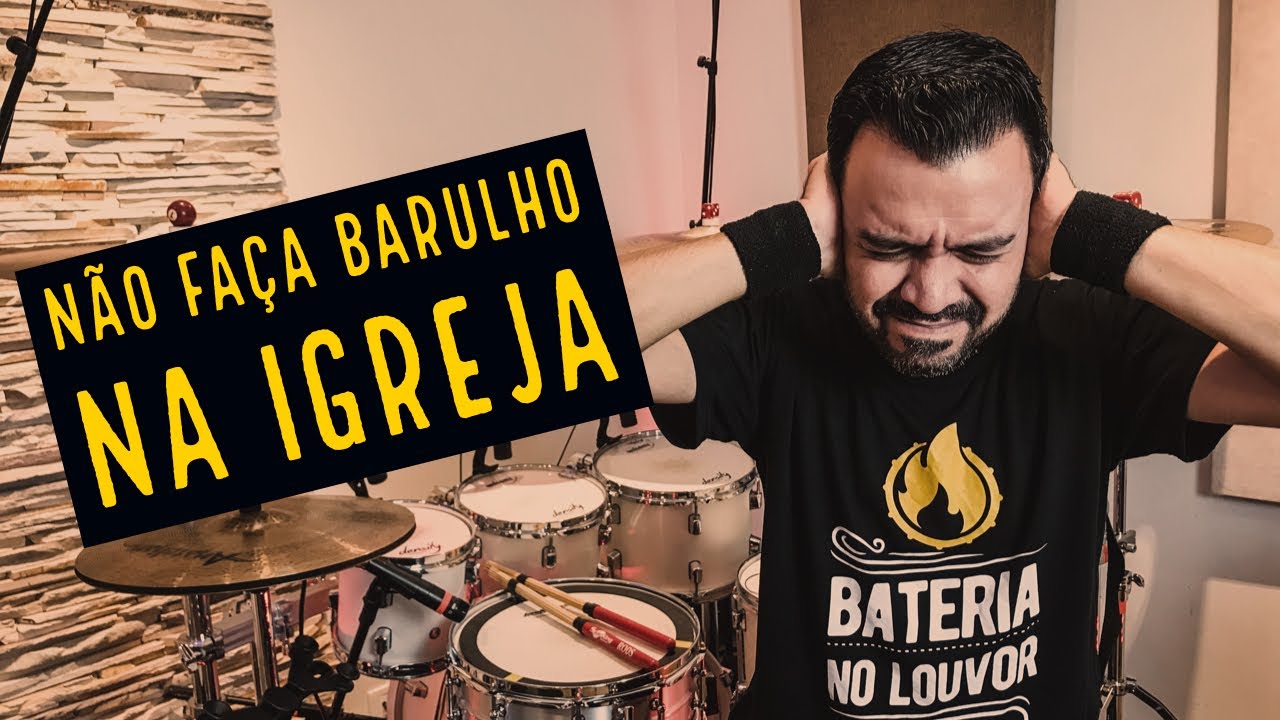 Reduzindo o Volume da Bateria Na Igreja! DICA DO J 🤩🥁