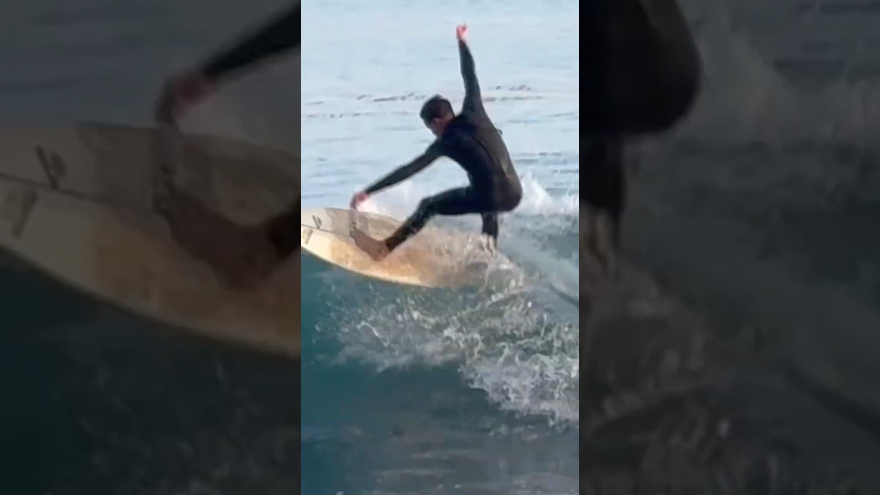 Surfing Leo Carrillo at Sunset!! #californiasurf #surf #surfing #leocarrillo #waves #beautiful