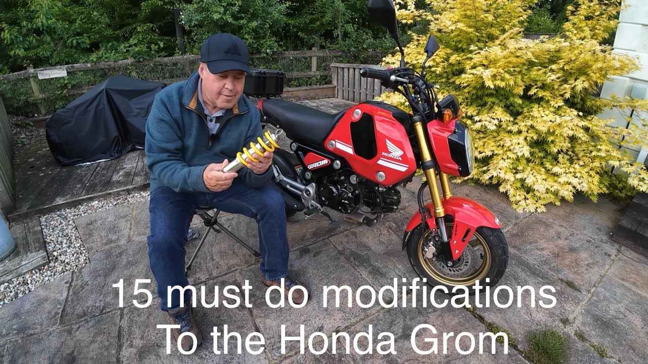Honda Grom 15 must do mods