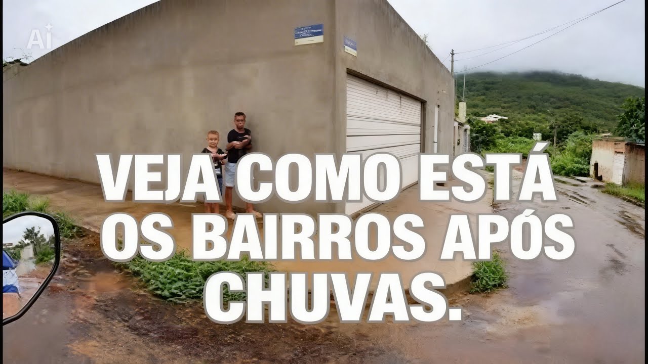 Chuva: Situação nos bairros da cidade de Brumado