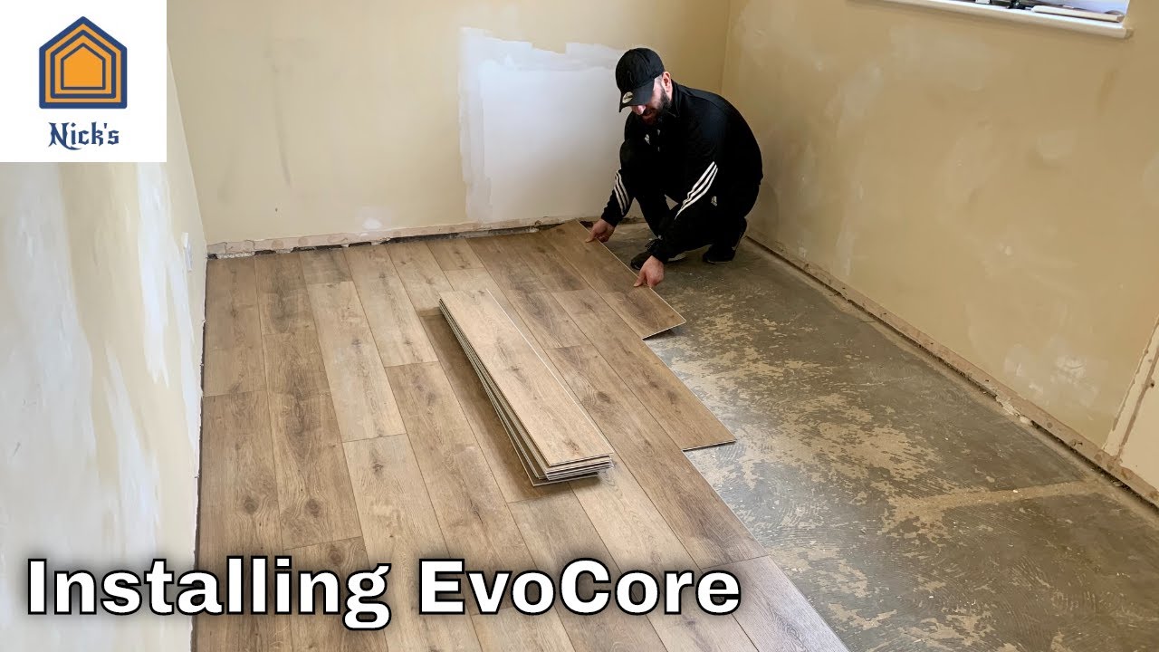Installing Luxury Vinyl Flooring - EvoCore - DIY How to Install LVT
