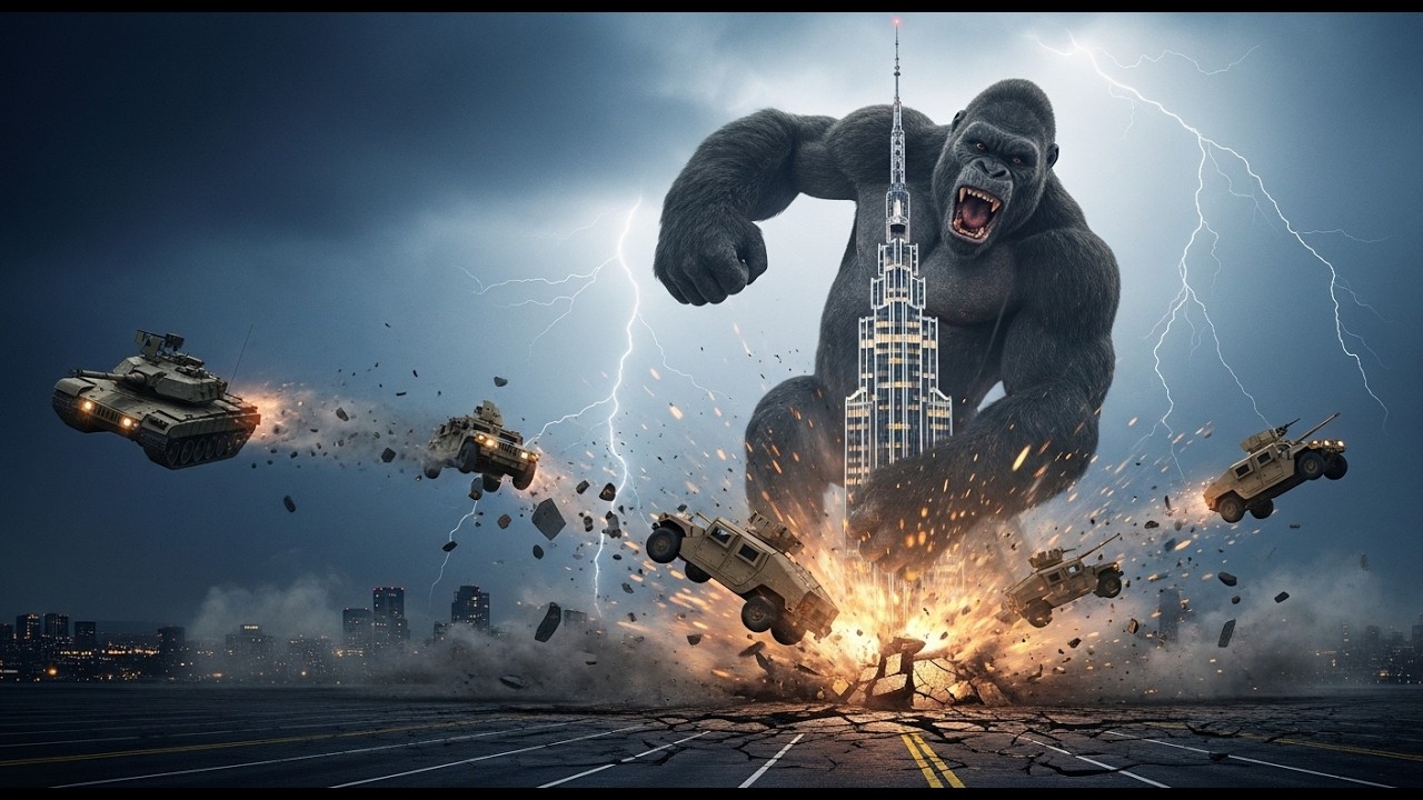 Modern Military vs 200m King Kong: Primal War - Epic Cinematic Modern Weaponry & Kaiju Survival