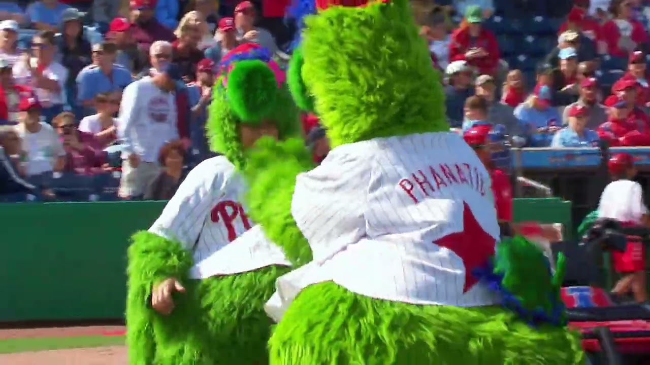 Phanatic and Mini Phanatic at Phillies Spring Training! 