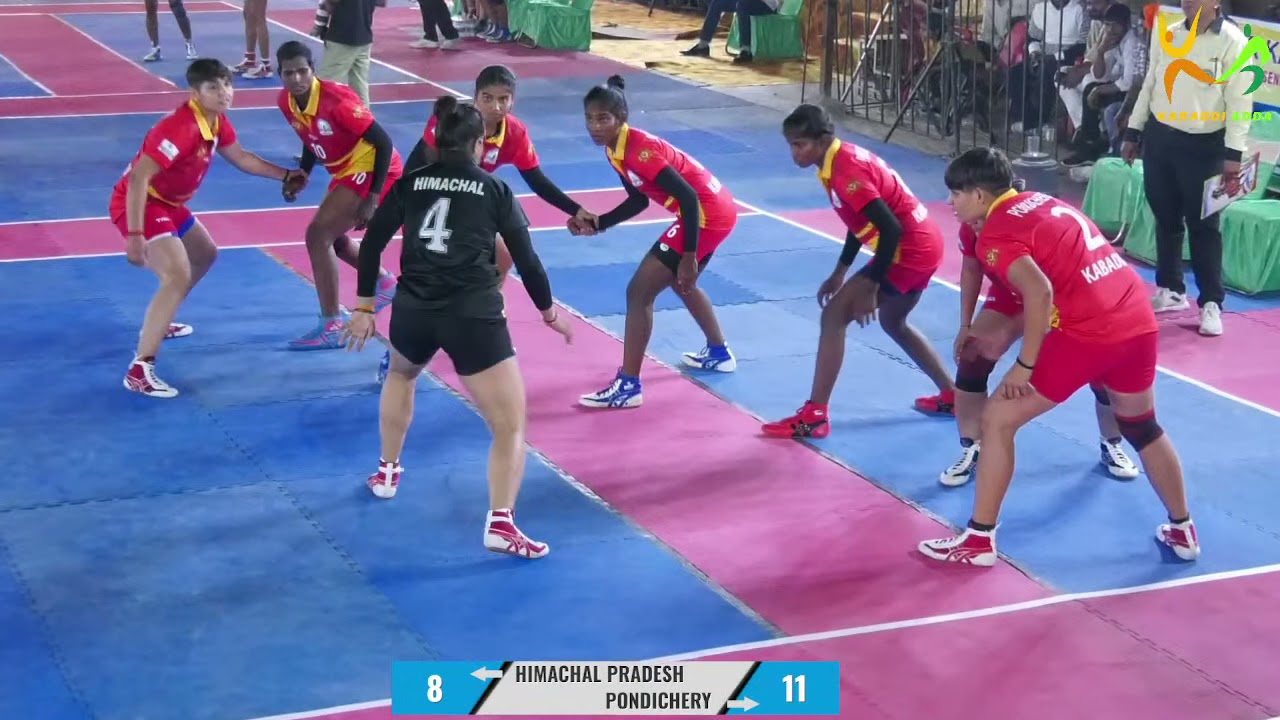 Himachal Vs. Pondicherry 35-25 in favour of Himachal  #68thWomensSeniorNationalKabaddiChampionship20