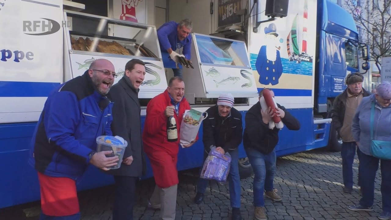 Es wird wieder laut - Die Marktschreier sind zurück auf dem Fischmarkt - RFH aktuell