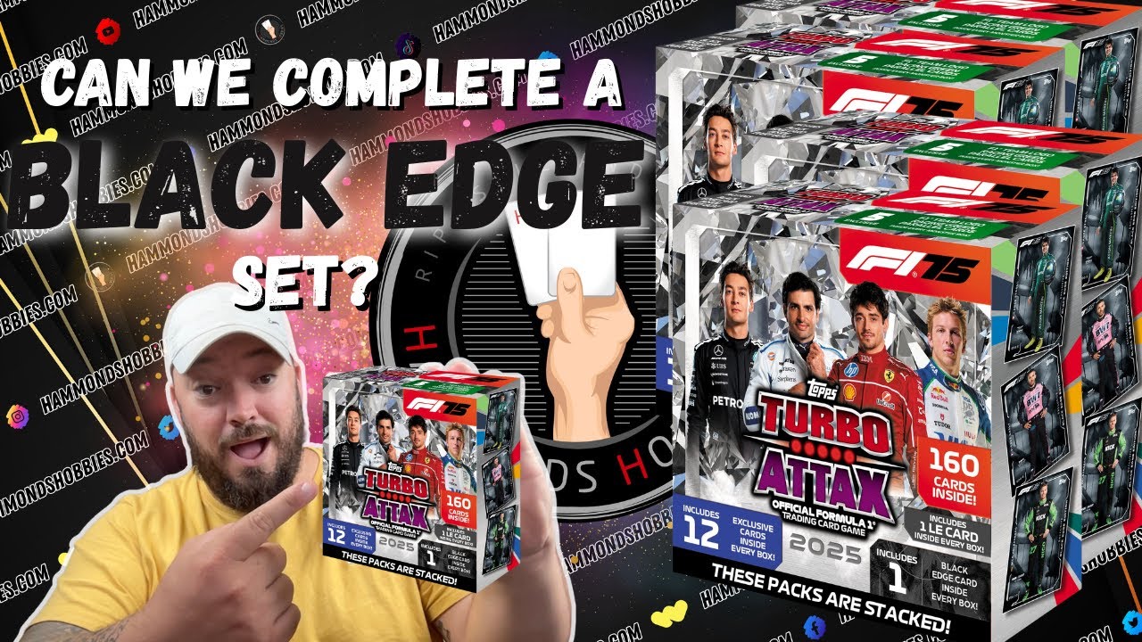 Turbo Attax 2025 Jumbo/Monster boxes Black Edge Challange