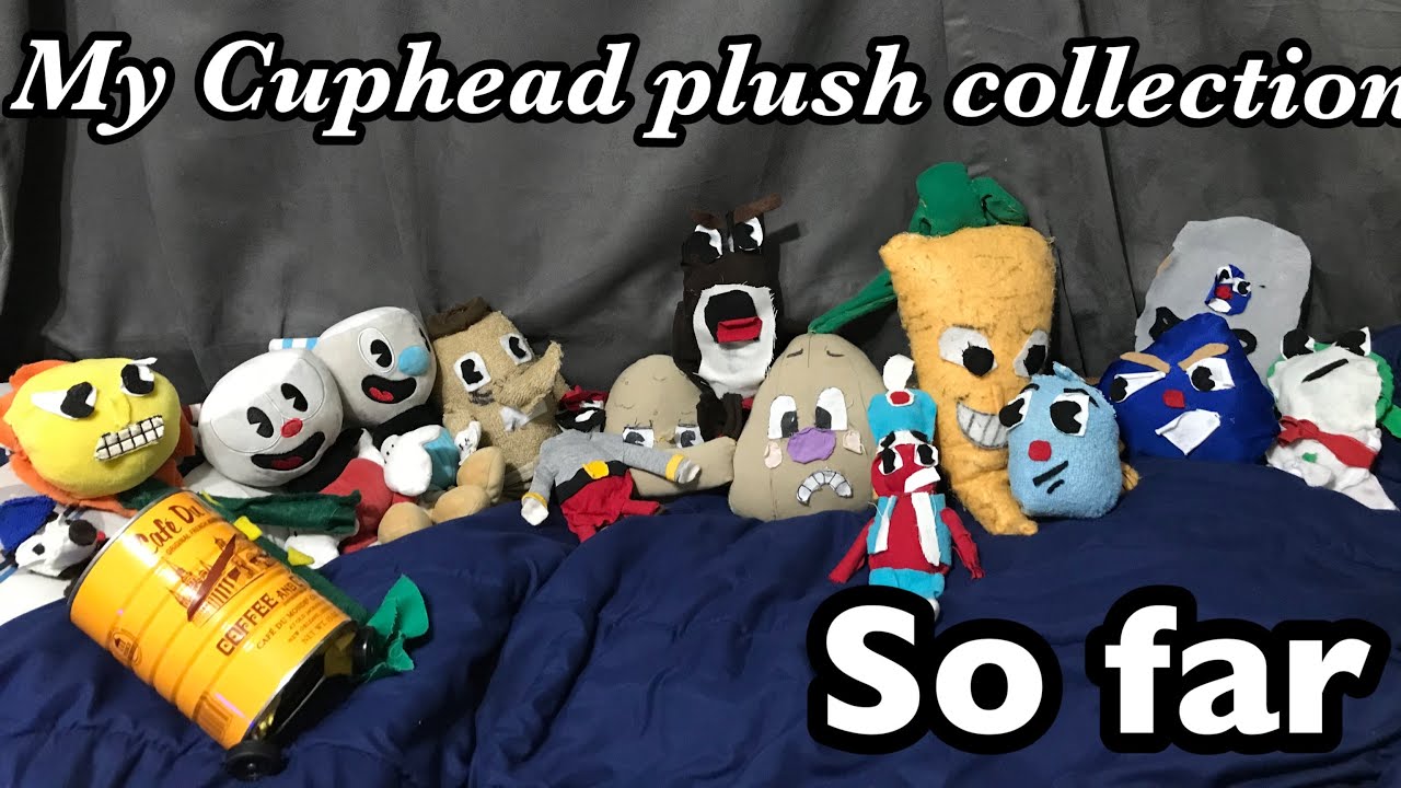 My Cuphead plush collection so far