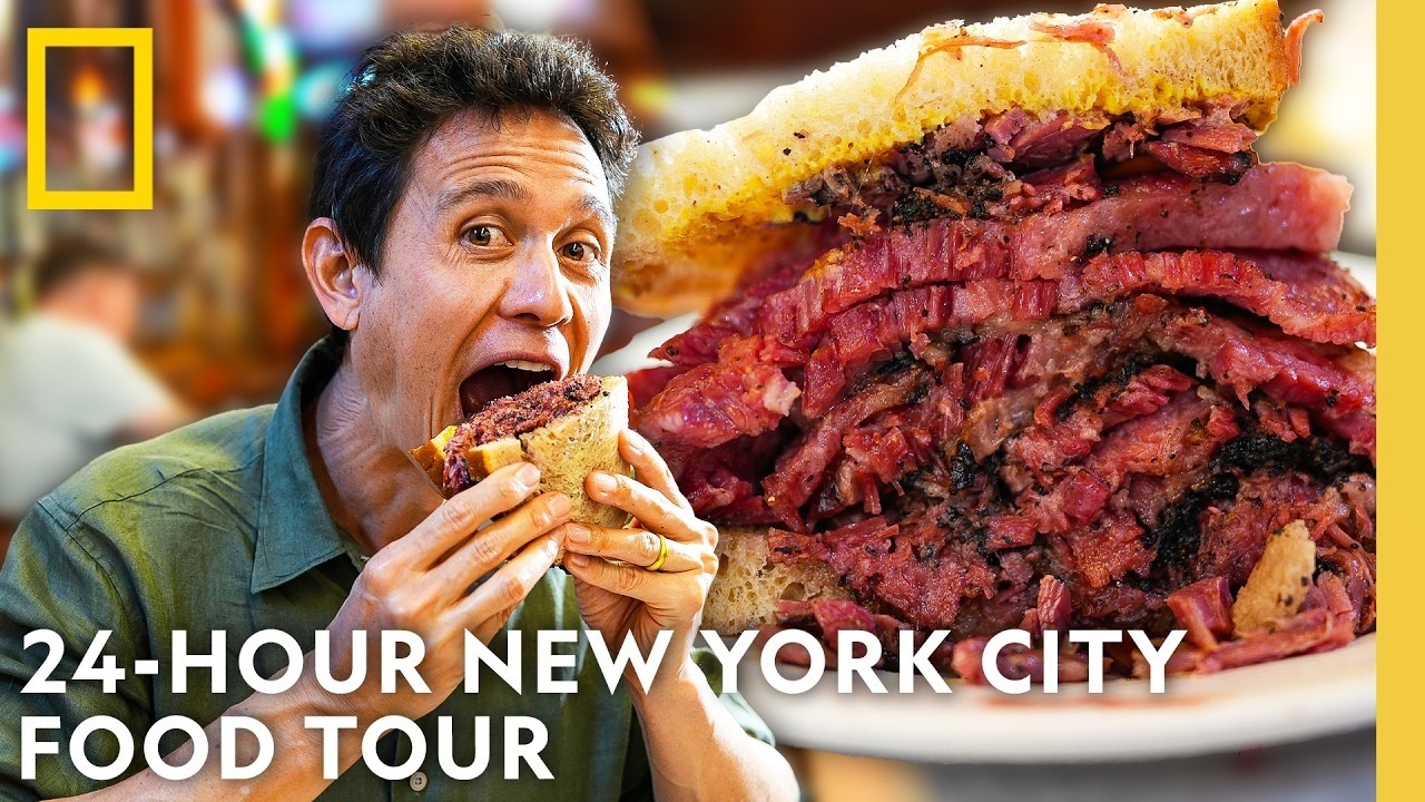 New York City's Most Iconic Foods in 24 Hours | Epic Food Journeys with Noah | Traditional cooking