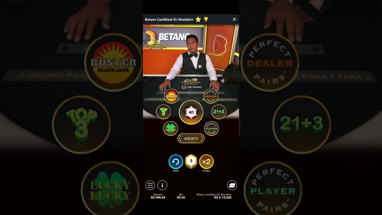 ANIBAL QUASE ME FALINDO NO BLACKJACK COM MARTIN GALE