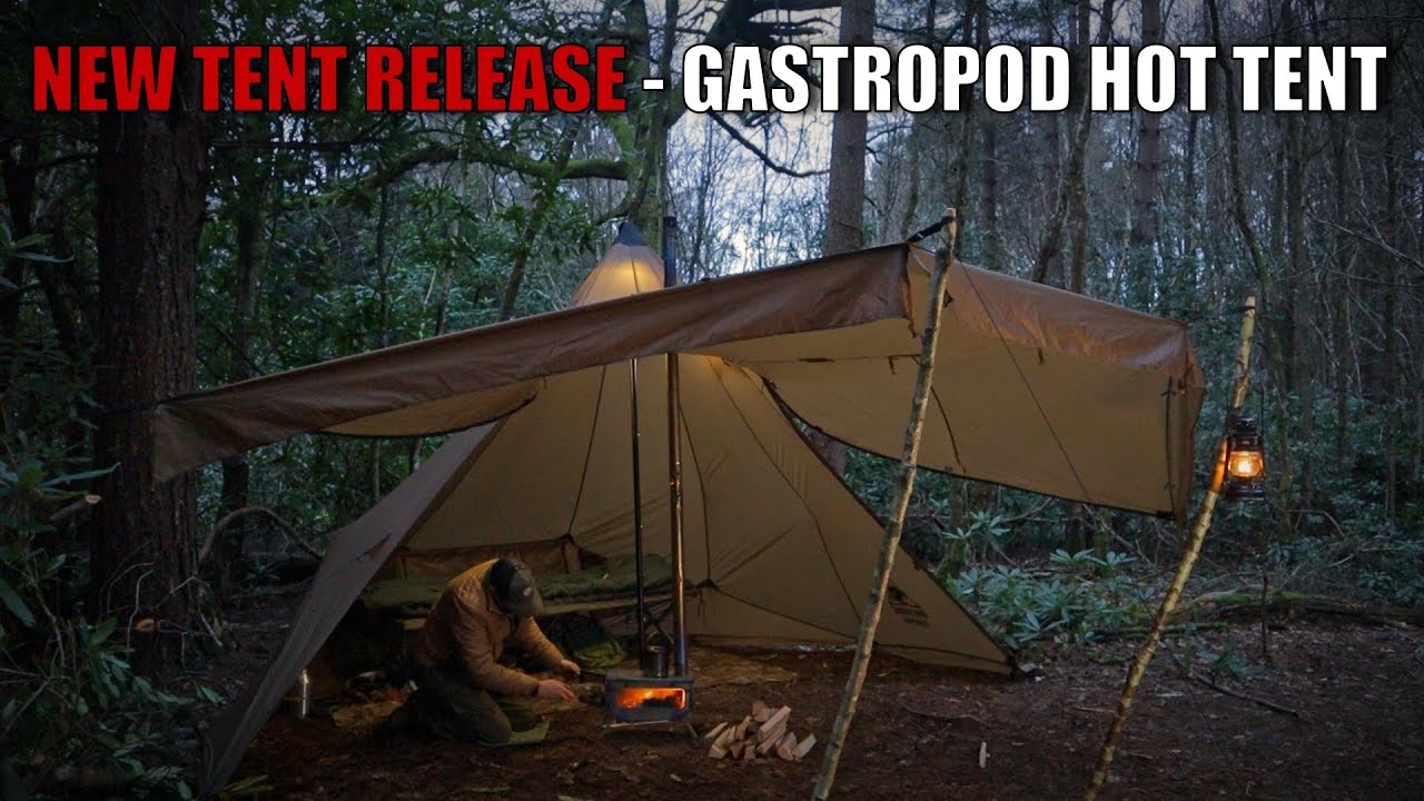Hot tenting in sub zero temps with the Onetigris Gastropod