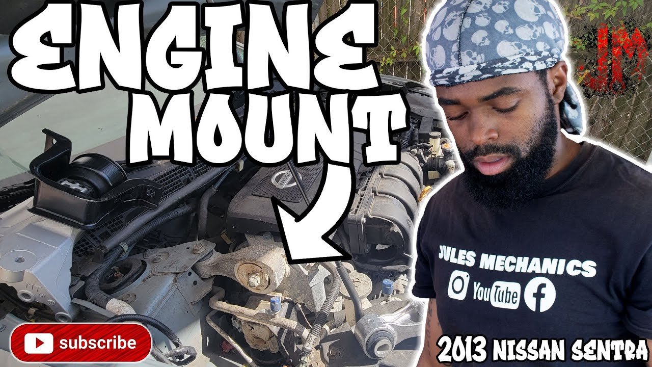 How to replace engine mount passenger side 2013 nissan sentra