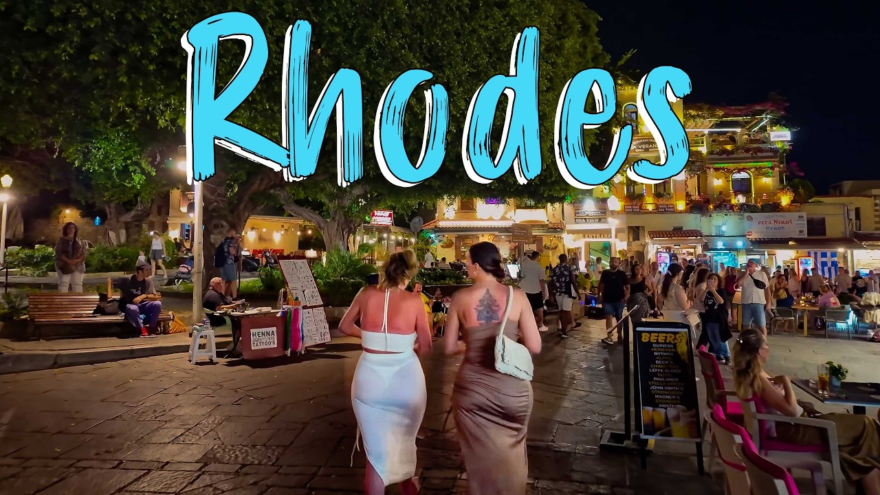Rhodes, Lindos & Faliraki, Greece: A Stunning 4K Walking Tour of Three Magical Destinations