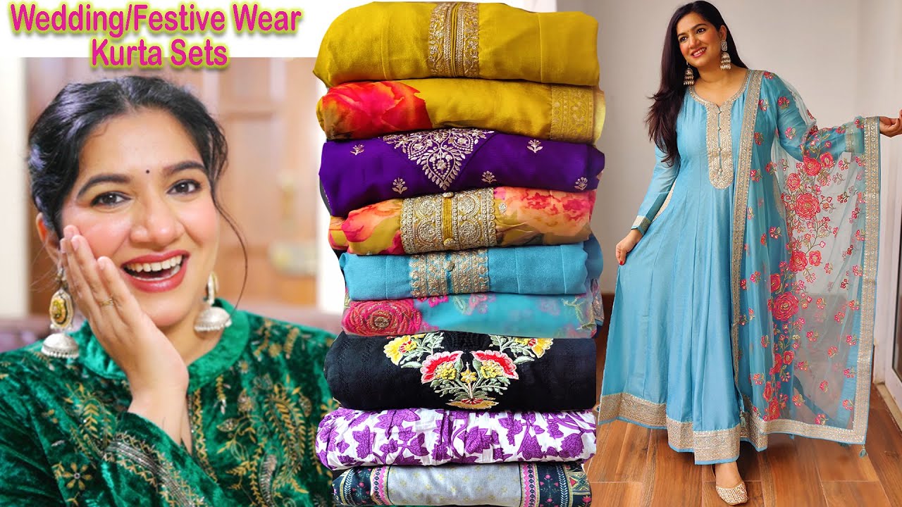 ❤️Wedding/Festive Wear Evergreen Kurta Sets Haul ❤️#fashion #kurtaset #wedding #weddinginspiration