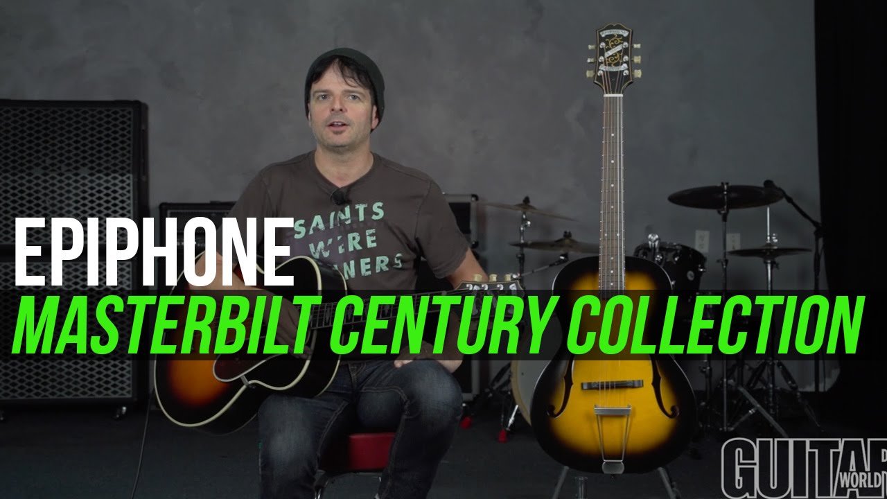 Epiphone Masterbilt Century Collection Guitars - Zenith & De Luxe