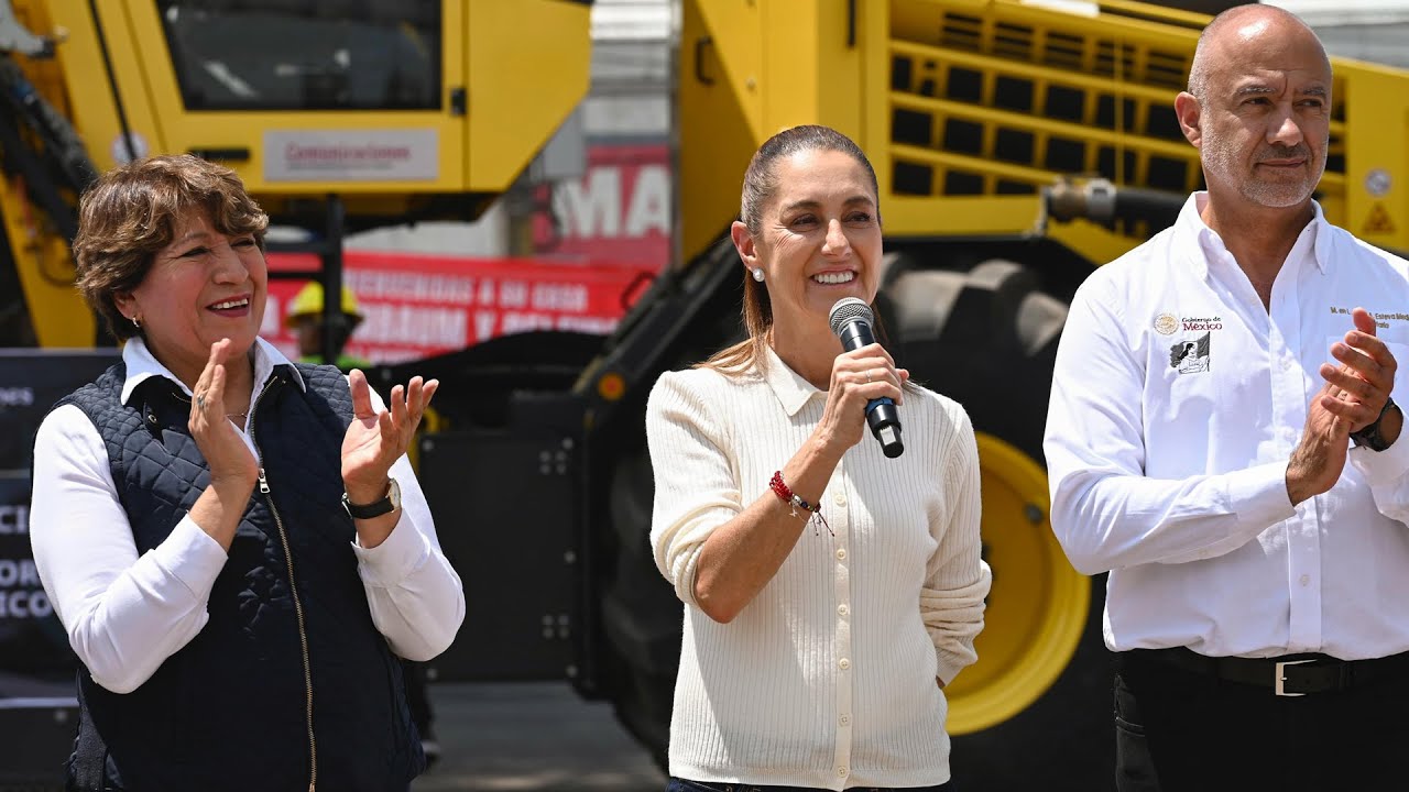 Nuevos trenes de repavimentación. Acolman, Estado de México